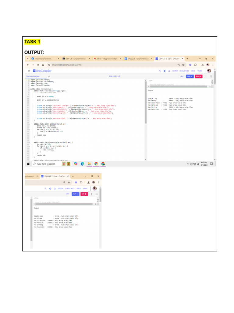 Task 1 Output | PDF