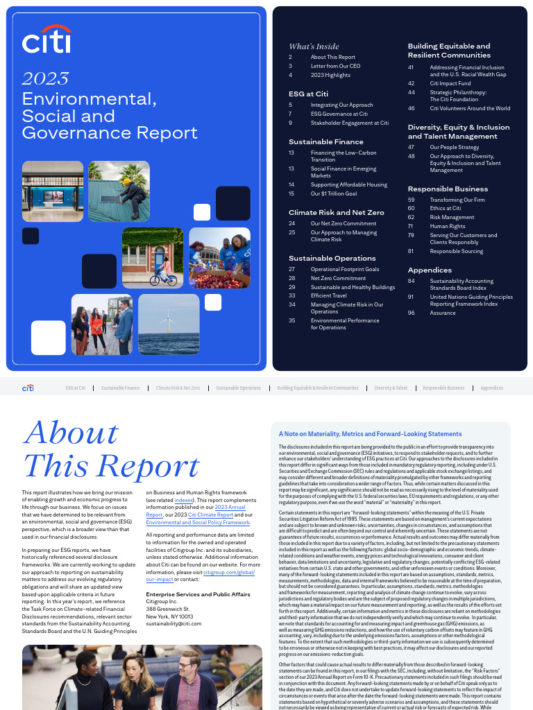 Global ESG Report 2023 | PDF