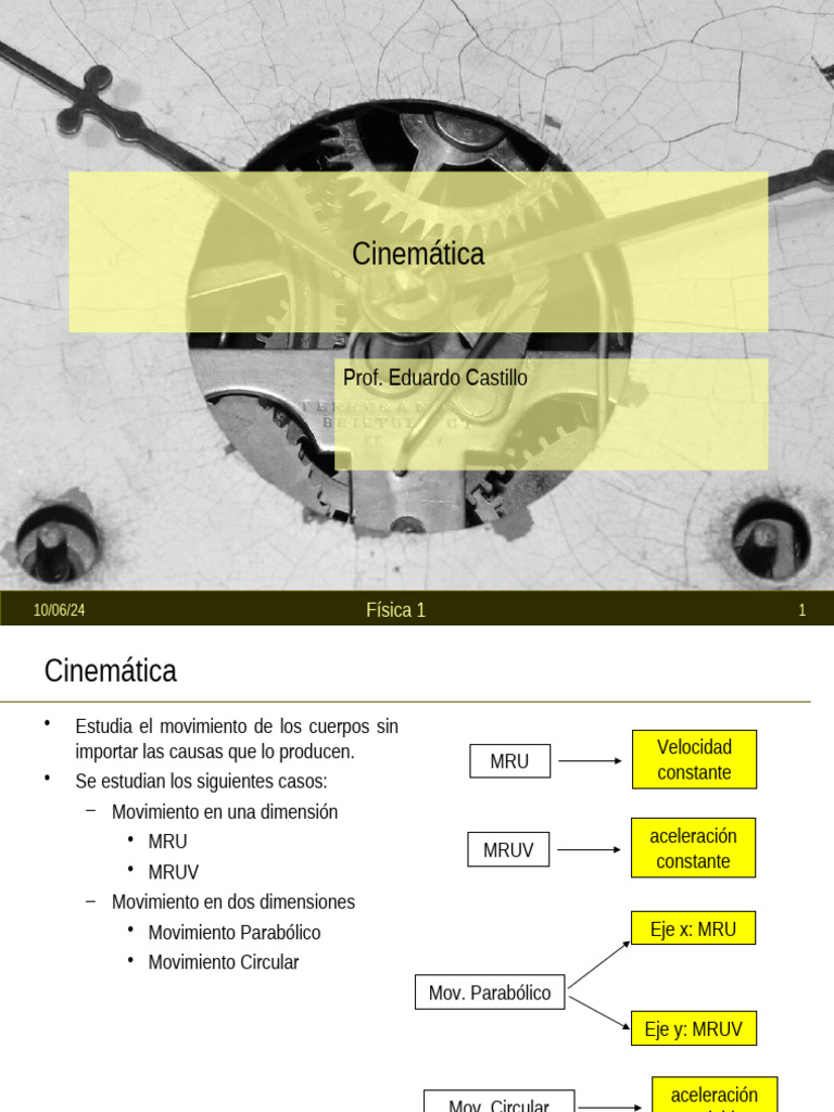 06 Cinemática | PDF