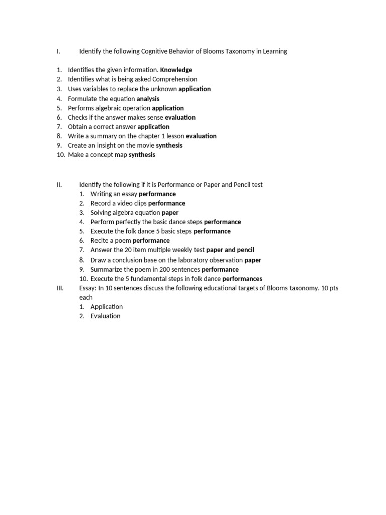 Special Quiz Educ 3 | PDF | Career & Growth | Language Arts & Discipline