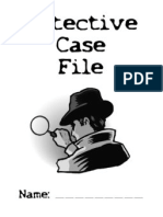 Detective Case File Cover