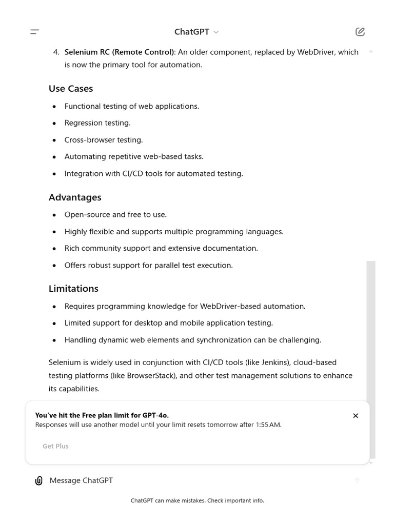 Selenium overview and features pdf