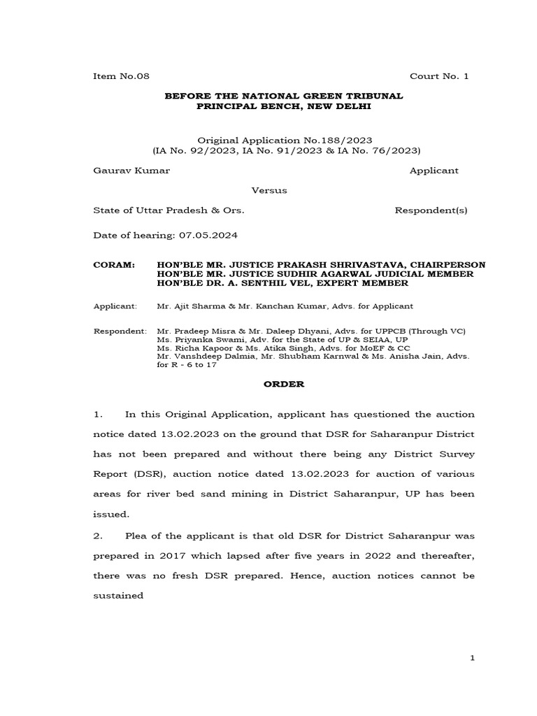 Gaurav Kumar Order 07.05.2024 | PDF | Public Law | Finance & Money ...