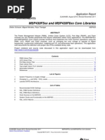 MSP430F5xx and MSP430F6xx Core Libraries