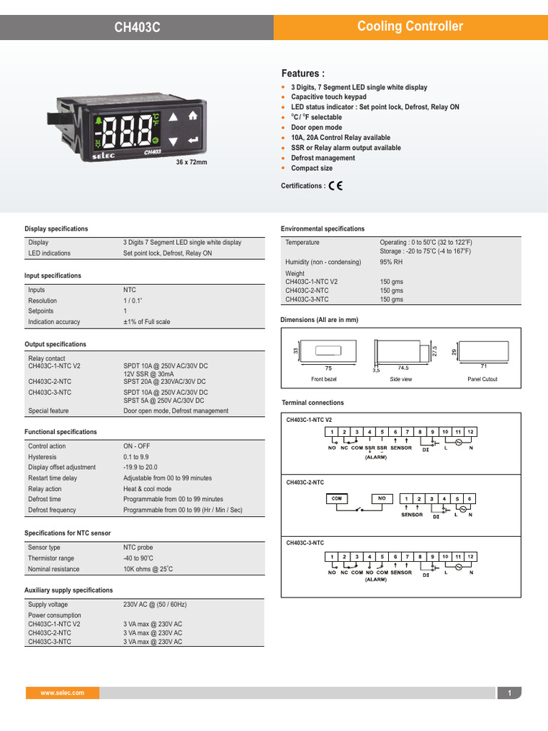 CH403C Datasheet | PDF