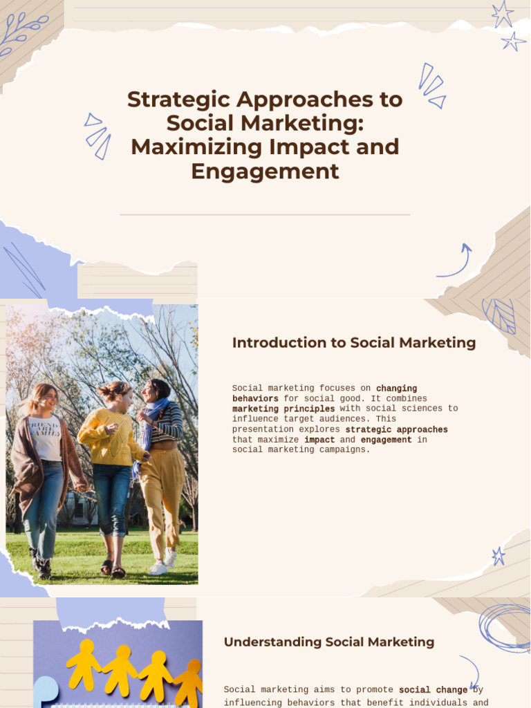 Slidesgo Strategic Approaches To Social Marketing Maximizing Impact and ...