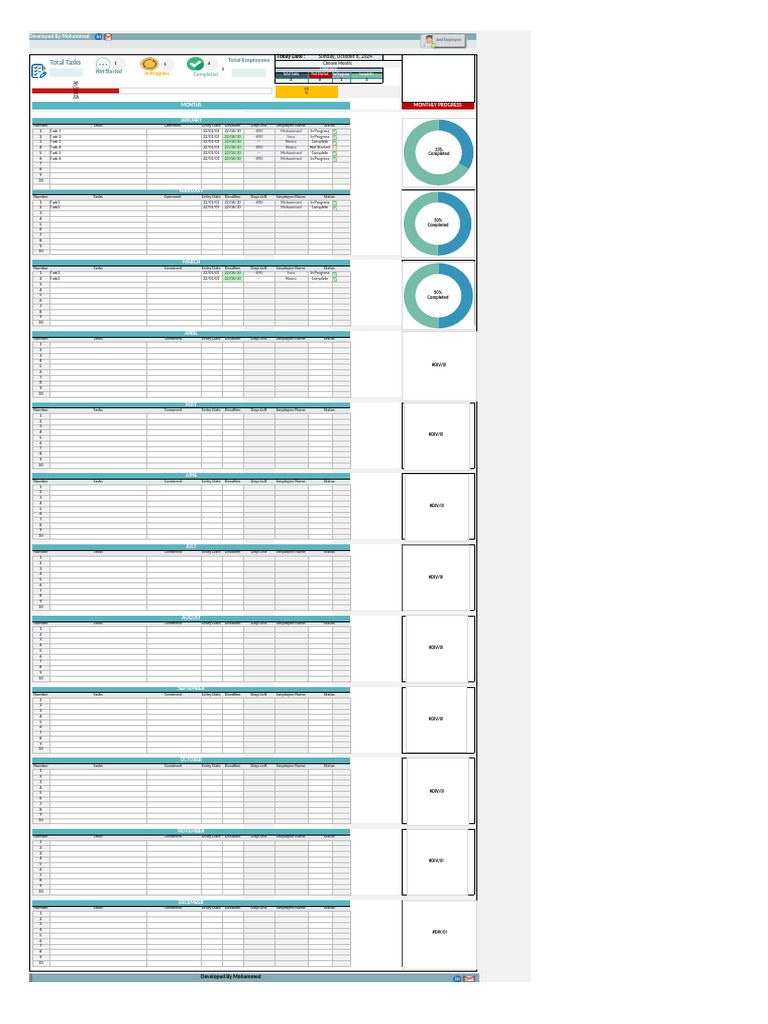 Team Tasks Management 2.0 | PDF