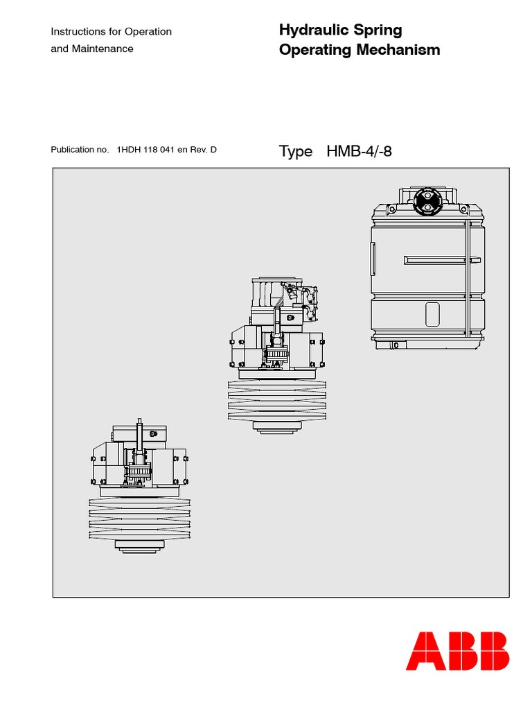 Hydraulic Spring Operation Mechanism | PDF
