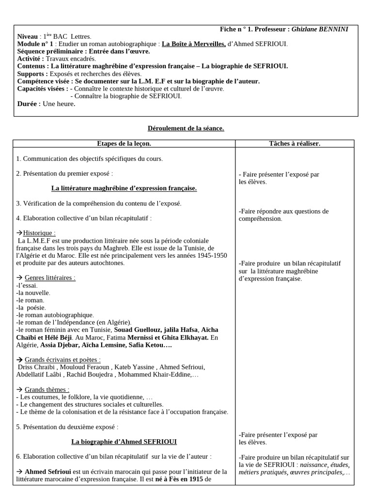 Séance 1 | PDF