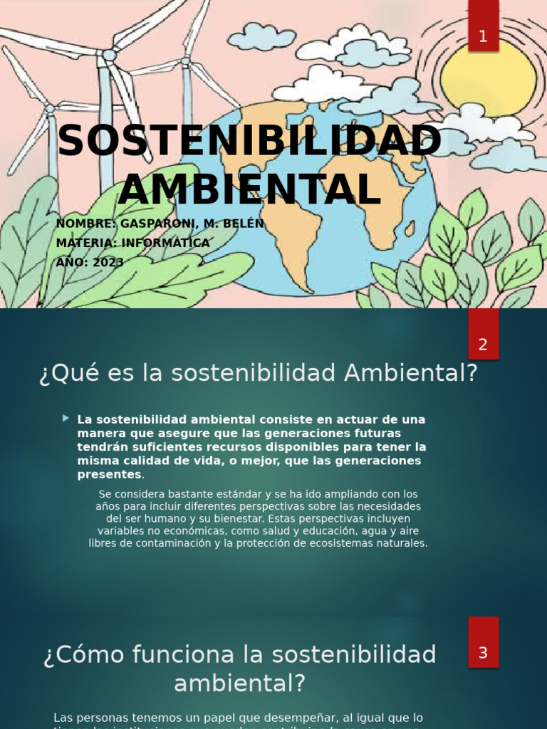 Guía de Sostenibilidad Ambiental | PDF | Sustentabilidad | Entorno natural
