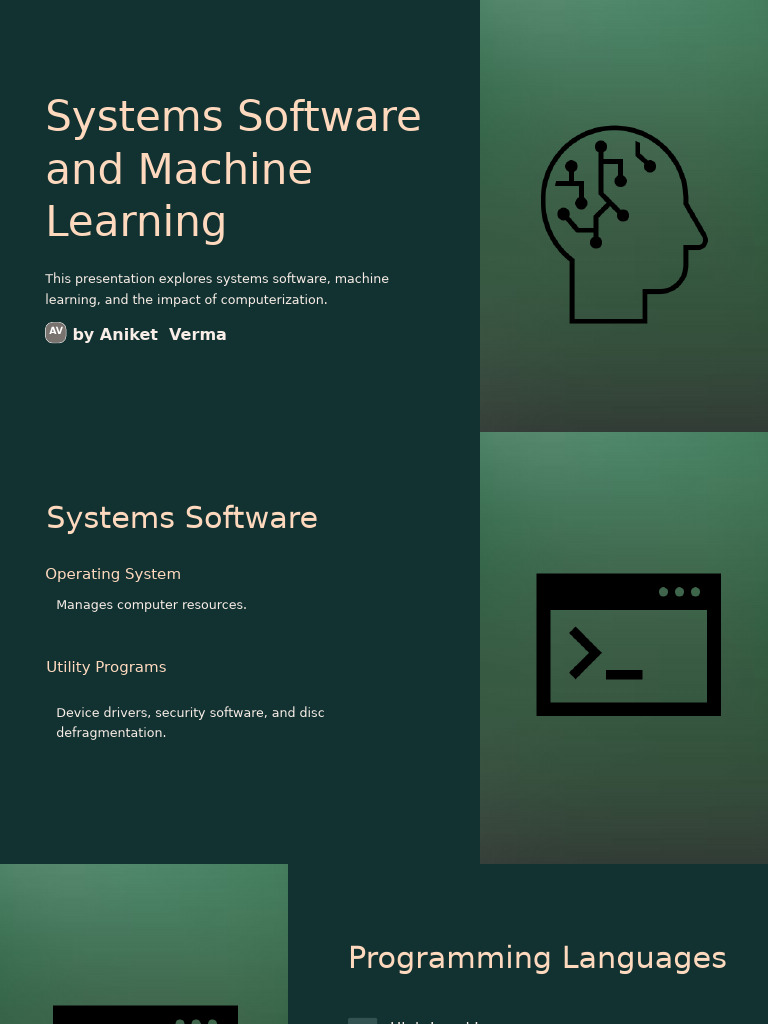 System Software and Machine Learning | PDF | Business | Computers