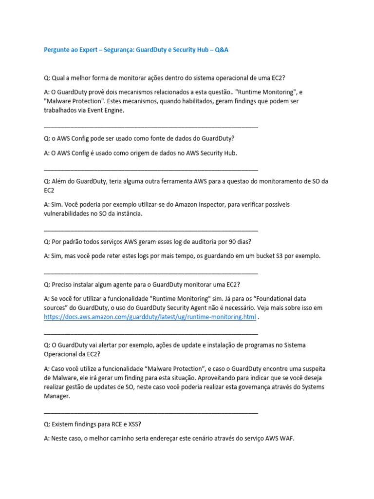 Pergunte Expert Q&A | PDF