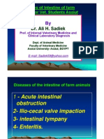 Diseases of The Intestine of Farm Animals by Ali Sadiek Vet. Med. Assiut