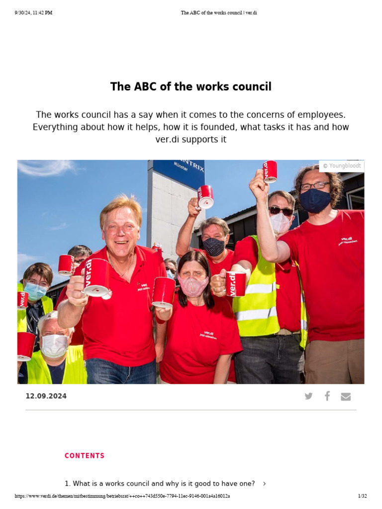 The ABC of The Works Council - Ver - Di | PDF