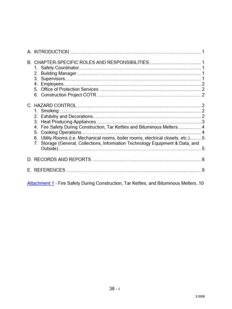 CH 38 Fire Prevention | PDF
