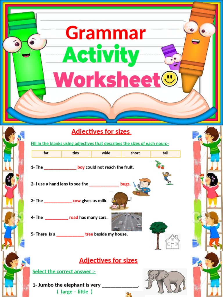Grammar_worksheet_grade_1 | PDF