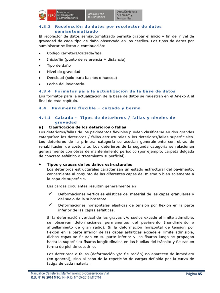 Pav Felxible Tipos De Fallas Pdf