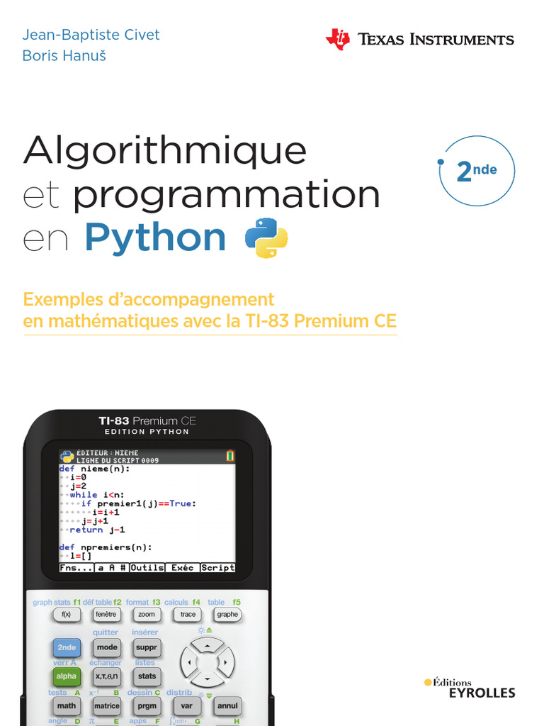 Python: Algorithmique Programmation | PDF