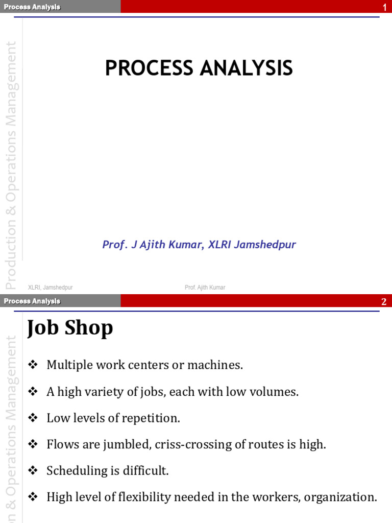020 - Process Analysis (Full) | PDF