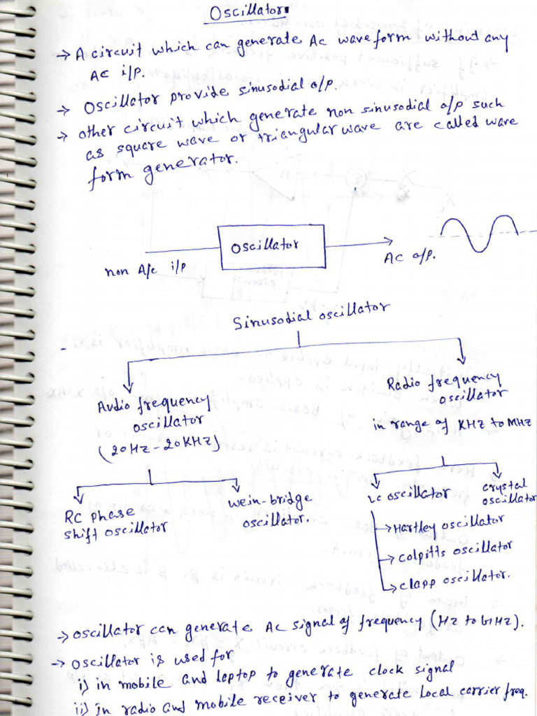 01 Oscillator | PDF