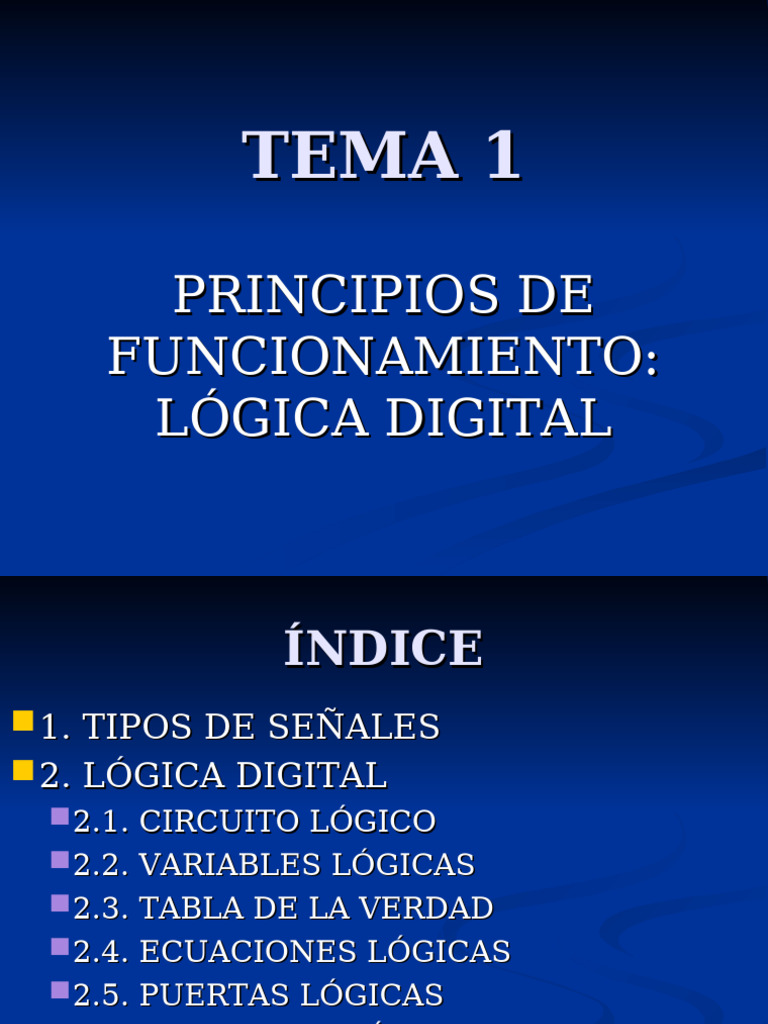 Tema 1 | PDF
