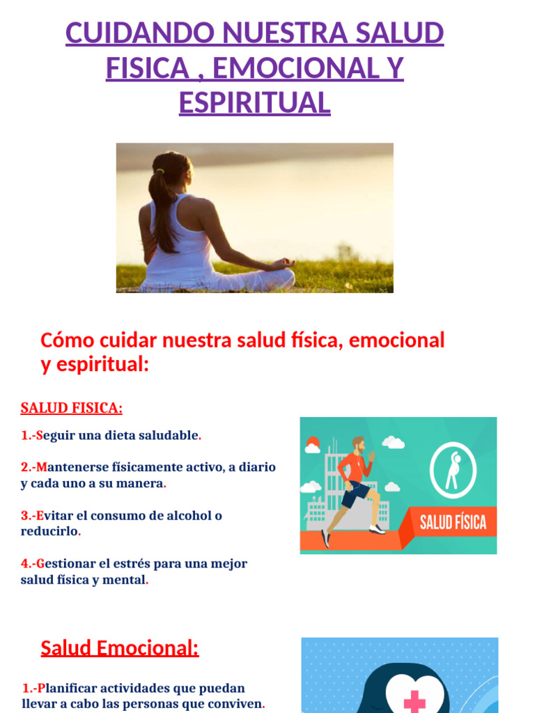 Cuidando Nuestra Salud Fisica Emocional Y Espiritual Pdf