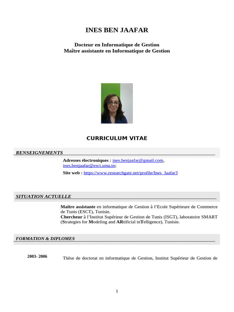 INES BENJAAFER Fra | PDF