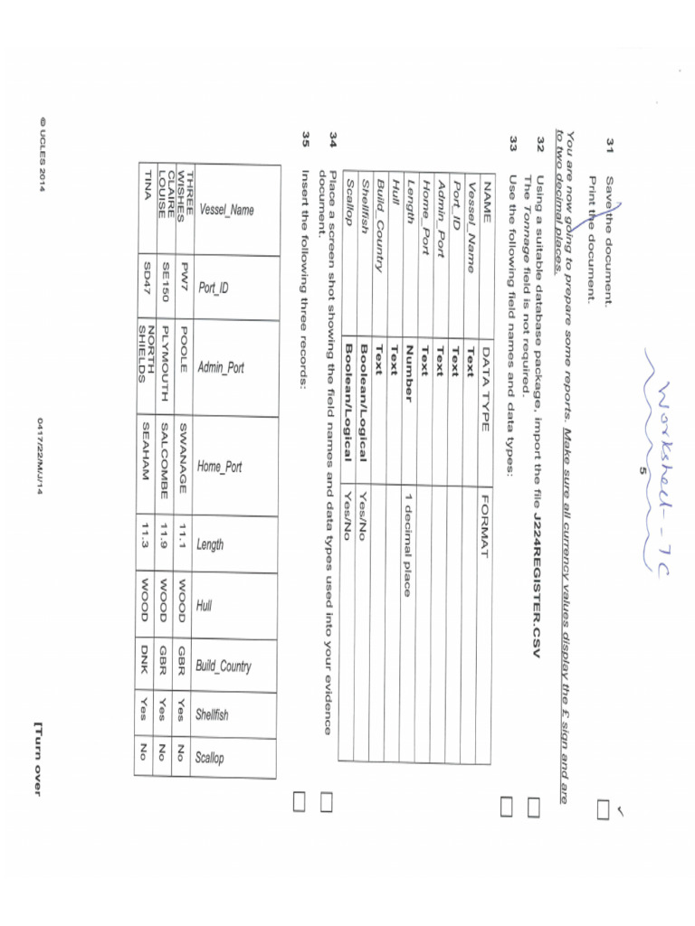 Worksheet 7C - Week 4 | PDF