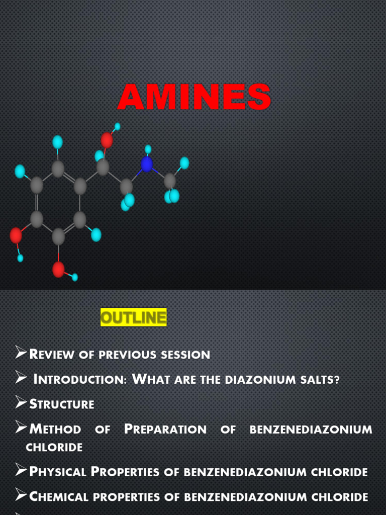 Amines Part 2 PDF | PDF