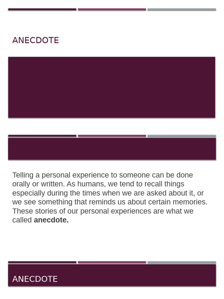 Lesson 12 Anecdote Pdf