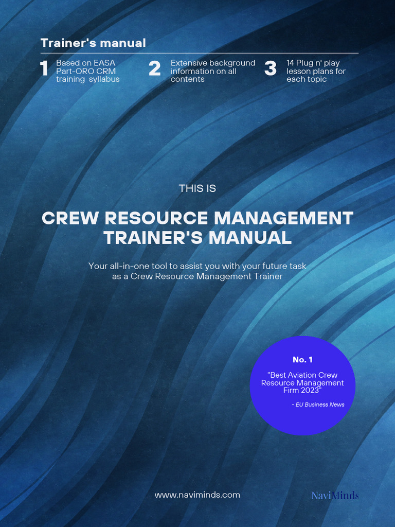 CRMT-manual-edition-2-Chapter-1-NaviMinds | PDF