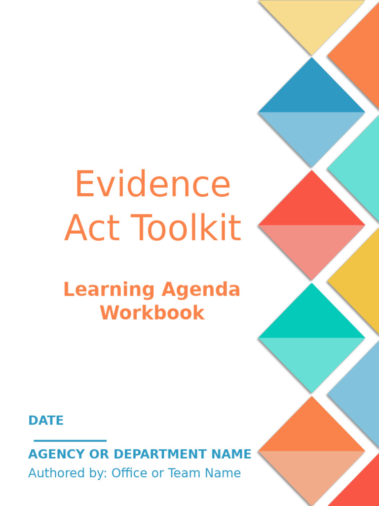 Learning Agenda Workbook Updated | PDF