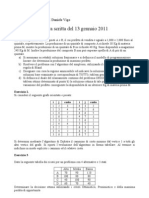 Compito Del 13 Gennaio 2011