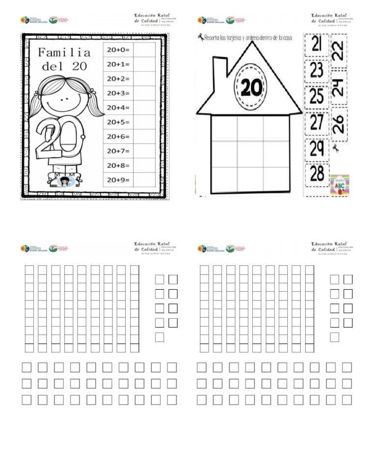 Guia Cuaderno Familia Del 20 | PDF