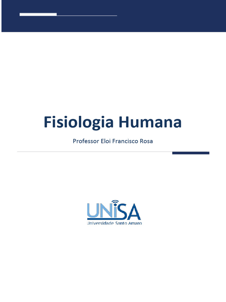 01.MA Fisiologia Humana | PDF