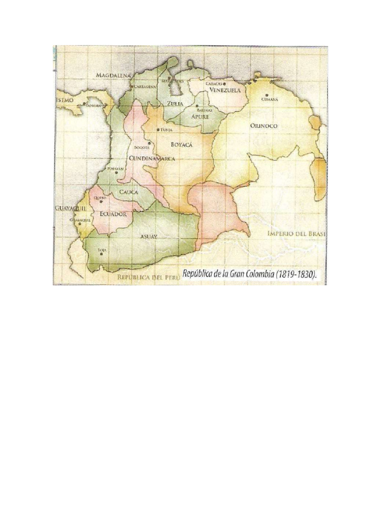 Mapa De La Gran Colombia Pdf
