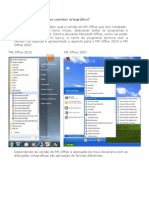 Acordo Ortográfico Configuração Windows