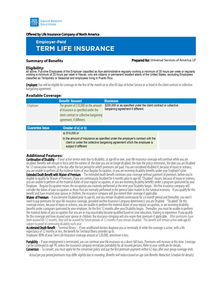 2024 Basic Life Insurance | PDF