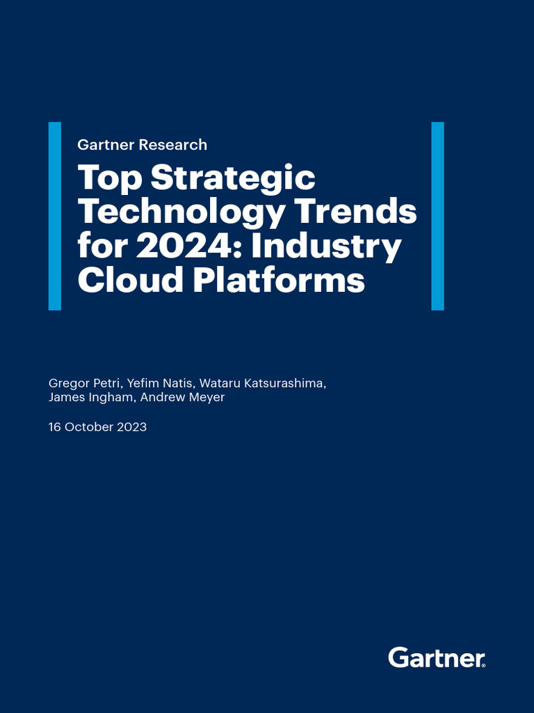 2024 Trends: Industry Cloud Platforms | PDF | Cloud Computing ...
