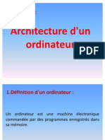 Architecture d'Un Ordinateur