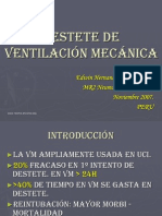 Destete de Ventilacion Mecanica