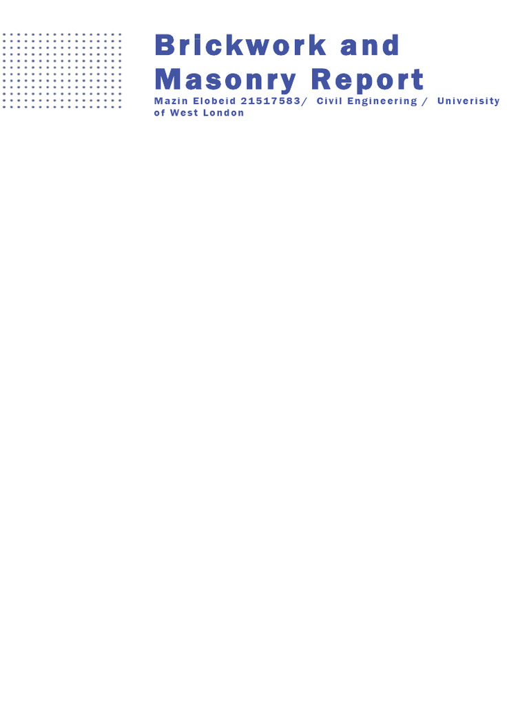 Brick Report | PDF
