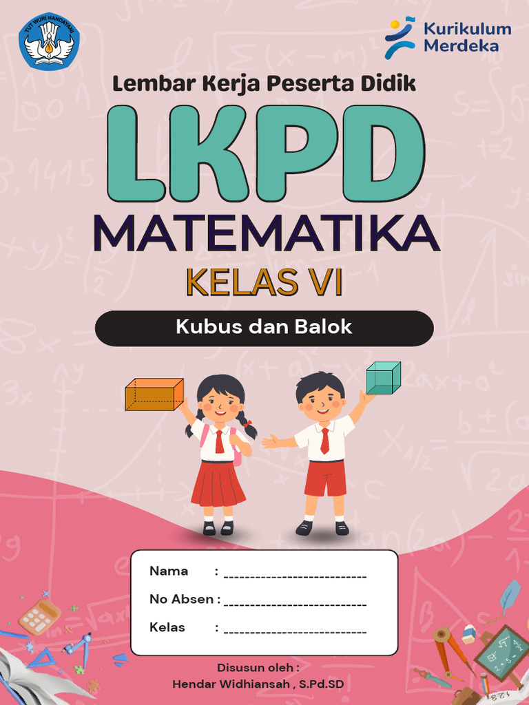 LKPD MATEMATIKA - Bab 3 - Kubus Dan Balok - SDN 1 Purwosekar | PDF