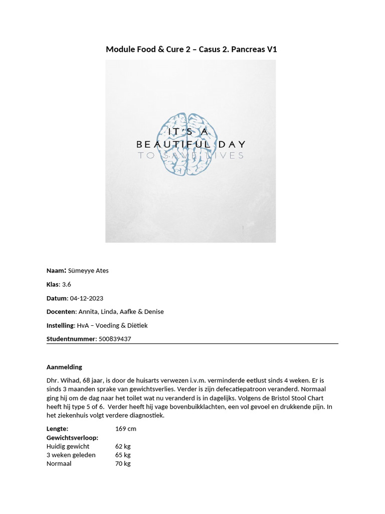 Sem5 2023 2024 Casus 2 Pancreas Pdf