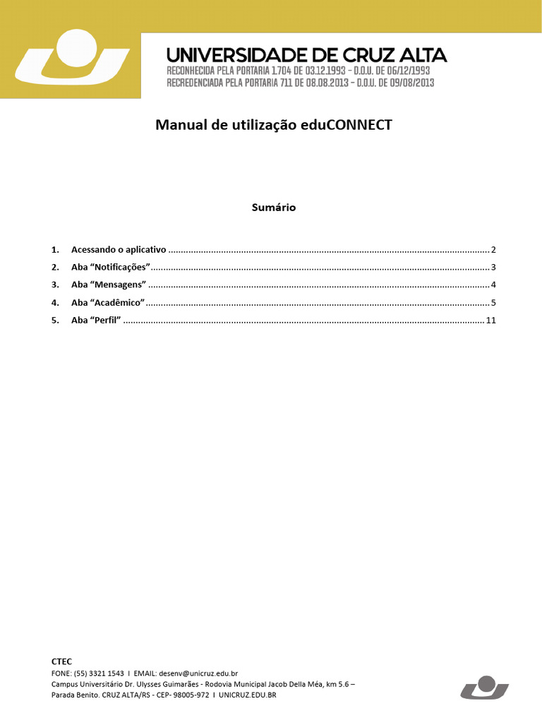 Manual Aluno eduCONNECT | PDF