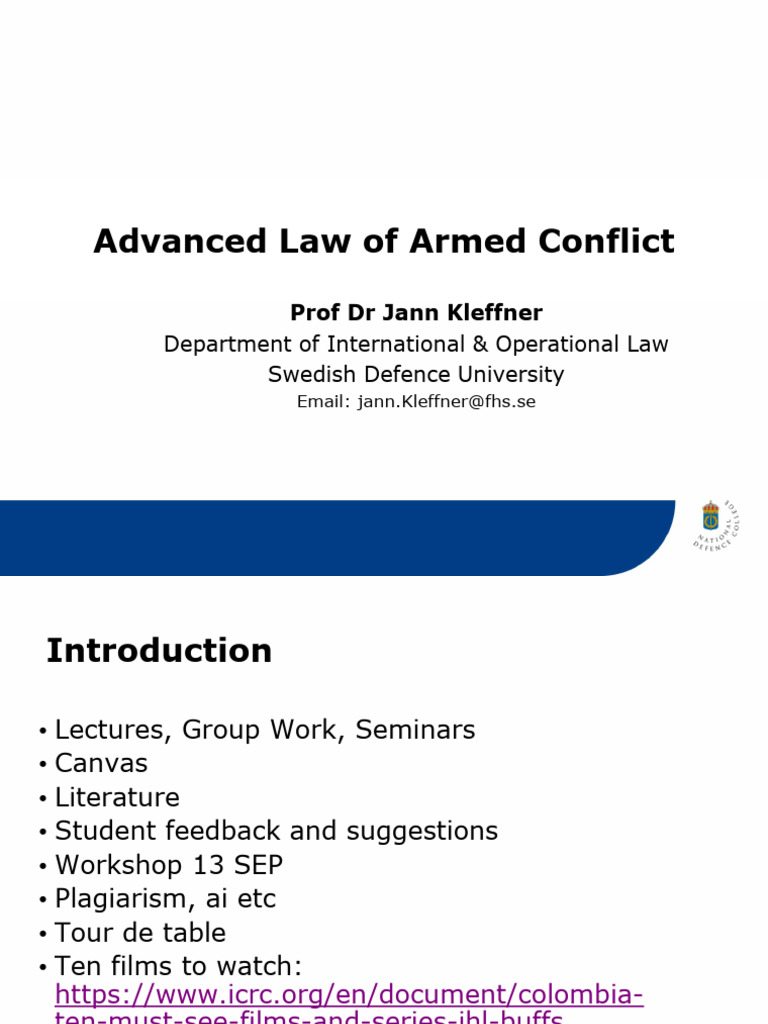 1 Def, History, Sources, Applicability (2024) | PDF