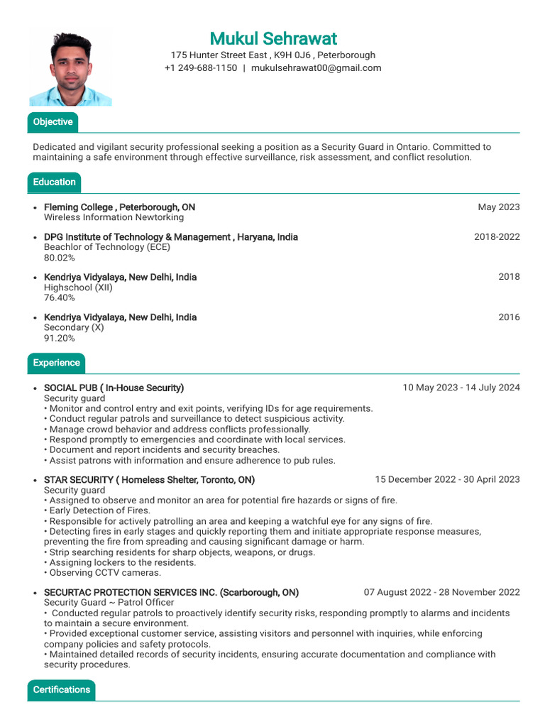 CV+(Mukul)-1 | PDF