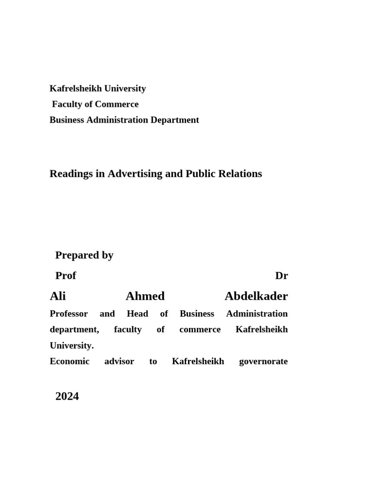 Adv Book | PDF