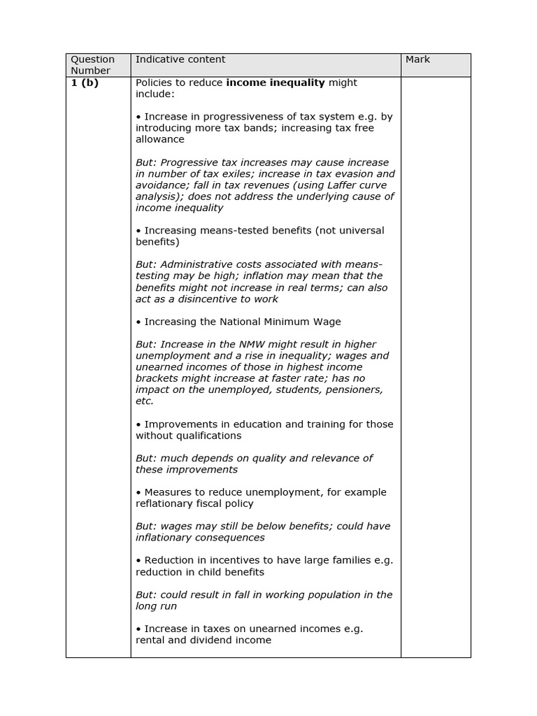 Policies To Reduce Income & Wealth inequalityWEC!4 | PDF | Taxes ...