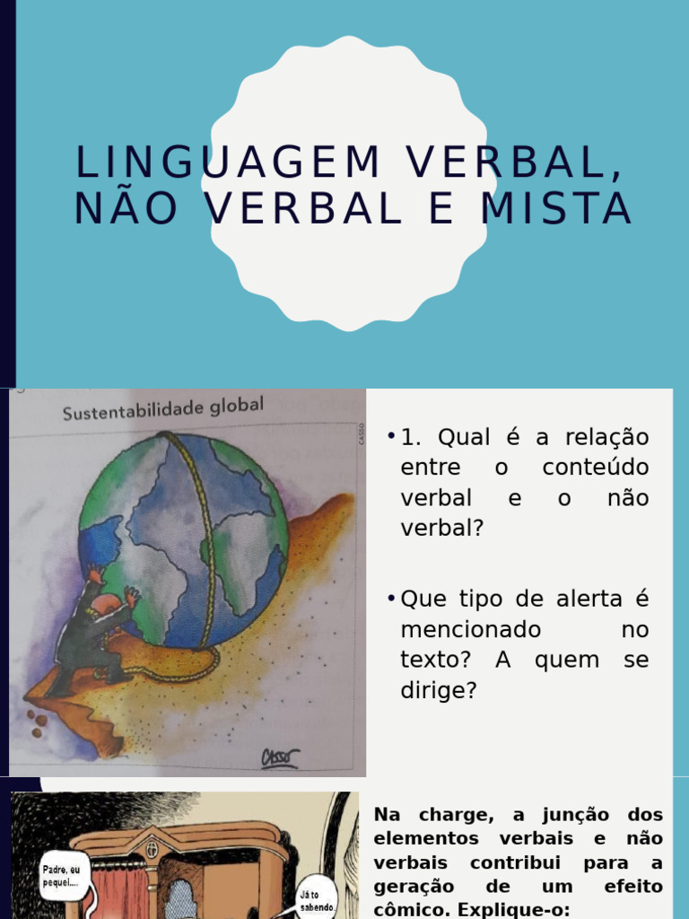 Linguagem Verbal, Não Verbal E Mista: O Que São E Exemplos – UEWWS